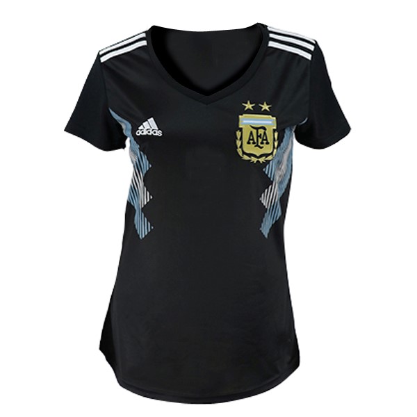 Camiseta Argentina 2ª Mujer 2018 Negro Azul